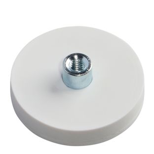 Rubber-coated magnets with socket screw 31 mm | null | M4