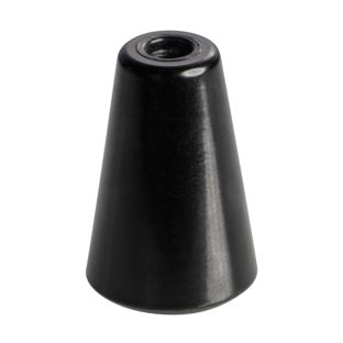 Plastic handle with internal thread M5, black 