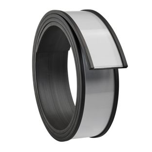 Držák štítků, C profil, magnetický, výřezky 30 mm | 1.000 mm