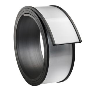 Držák štítků, C profil, magnetický, výřezky 40 mm | 1.000 mm