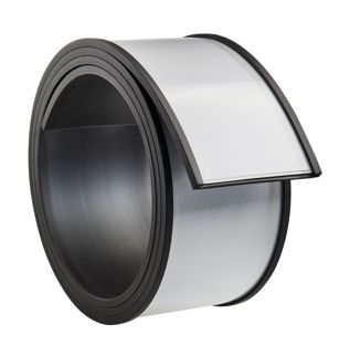 Držák štítků, C profil, magnetický, výřezky 50 mm | 1.000 mm
