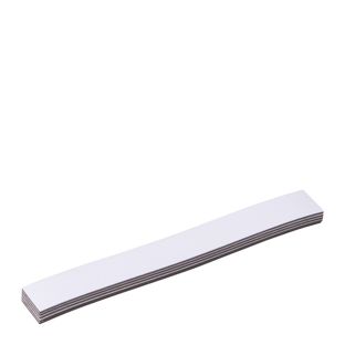 Writable magnetic labels 10 x 80 mm  | white 