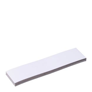 Writable magnetic labels 20 x 80 mm  | white 