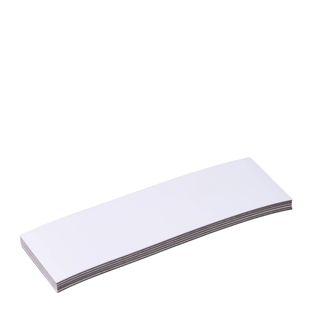 Writable magnetic labels 25 x 80 mm  | white 