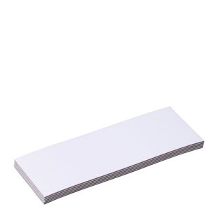 Writable magnetic labels 30 x 80 mm  | white 