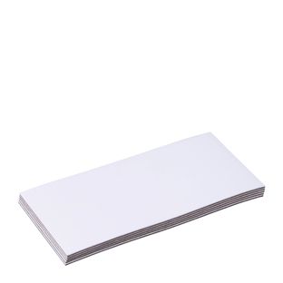 Writable magnetic labels 40 x 80 mm  | white 
