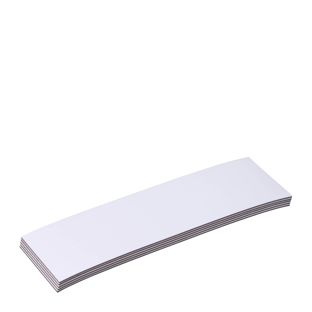 Writable magnetic labels 30 x 100 mm  | white 