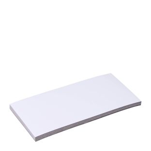 Writable magnetic labels 50 x 100 mm  | white 