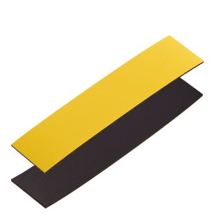Writable magnetic labels 20 x 80 mm  | yellow 
