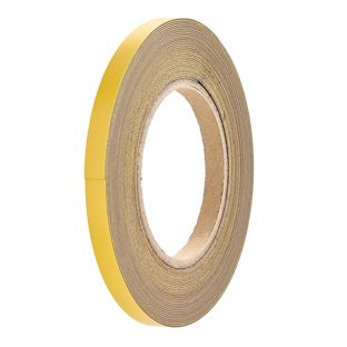 Coloured magnetic tape 10 mm | yellow  | 10 m | 0.85 mm