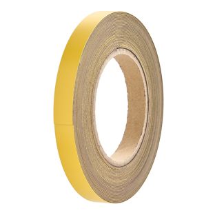Coloured magnetic tape 15 mm | yellow | 10 m | 0,85 mm