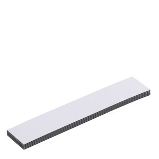 Writable magnetic labels 20 x 100 mm  | white 