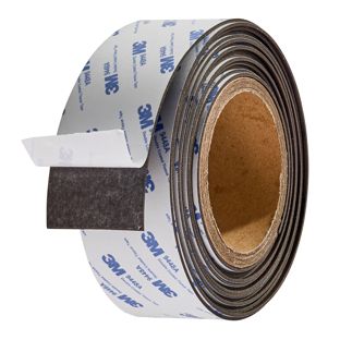Neodymium magnetic tape, self-adhesive, extra strong 50 mm | 1.5 mm | 300 g/cm² | 5 m
