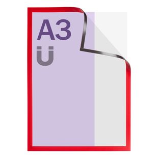 Magnetic frames A3, magnetic red 