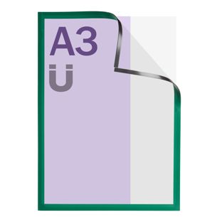 Magnetic frames A3, magnetic green 