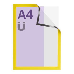 Magnetic frames A4, magnetic yellow 