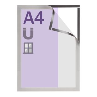 Magnetický rámeček A4 Window Frame stříbrná 