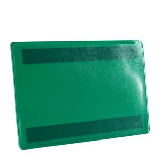 Kapsy na etikety magnetické 160 x 110 mm  | zelená 