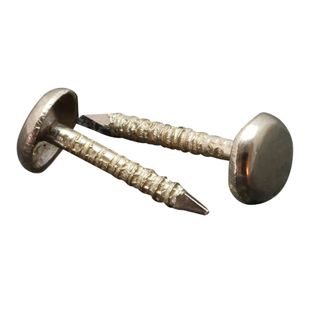 Čalounické hřebíky, 20 mm dlouhé, kulatá hlava, poniklované 