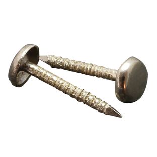 Čalounické hřebíky, 25 mm dlouhé, kulatá hlava, poniklované 