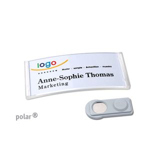 Name badges polar®, magnetic smag® Magnet | null | 65 x 30 mm
