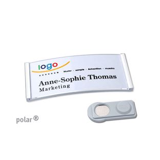 Name badges polar®, magnetic smag® Magnet | null | 65 x 30 mm