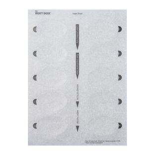 Print sheets, blank Aluline-plus 38 , 76 x 38 mm 