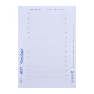 Print sheets, blank Amigo, Profil 20c, 60 x 17 mm