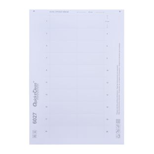 Print sheets, blank Public 30, Profil 30c, 60 x 27 mm