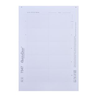 Print sheets, blank Vista 50, 75 x 47 mm, blanko