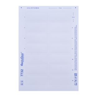 Print sheets, blank Icon 35, 77 x 32 mm