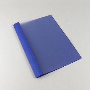 Obal s nýtovou vazbou A4, lepenka ve vzhledu kůže, 25 listů, modrá  | 2 mm