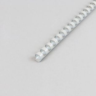 Plastic binder spines A4, round 12 mm | grey 