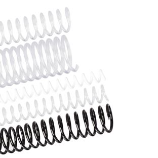 Plastic coils, A5, pitch 4:1 
