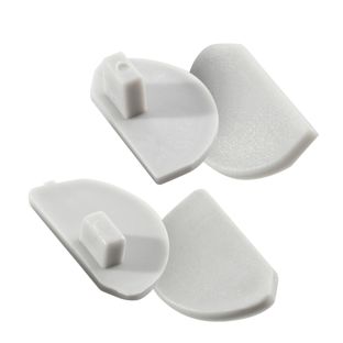 Plastic caps for aluminium poster clamps 