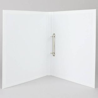 Ring binder, A4 white  | 2 O-ring mechanism   | cardboard|PP  | 16 mm