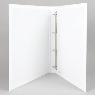 Ring binder, A4 white  | 4 O-ring mechanism   | cardboard|PP  | 16 mm