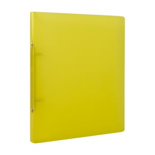 Ring binders A5 yellow  | 2 O-ring mechanism  