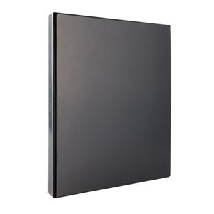 Ring binder, A4 black  | 2 D-ring mechanism   | PVC  | 25 mm