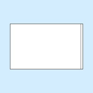Samolepicí informační kapsy, úzká strana otevřená 40 x 64 mm 