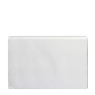 Business card pockets, self-adhesive, PP foil 95 x 60 mm  | front foil shortened 