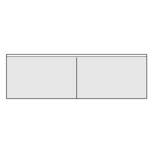 Double business card pockets, self-adhesive, soft-PVC, 190 x 60 mm, 2 pockets 