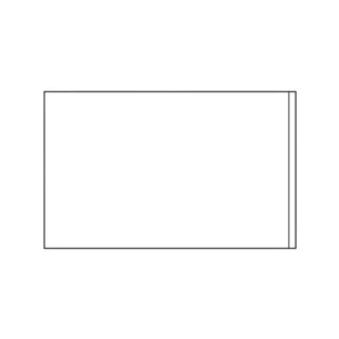 Samolepicí informační kapsy, úzká strana otevřená 40 x 64 mm