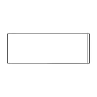 Adhesive label pockets, short edge open 44 x 120 mm 