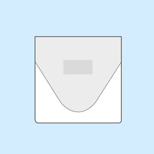 Rectangular pockets, self-adhesive, null | with filling level | null