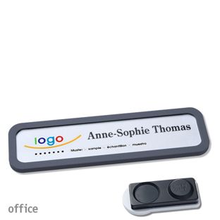 Name badges office quick-print magnet smag® magnet, extra strong | null | 75 x 17 mm