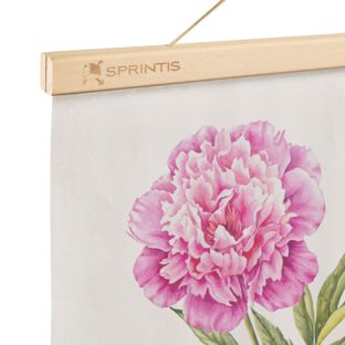 Wooden poster hangers with engraving 300 mm