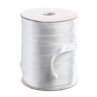 Satin Ribbon, 6 mm, white (300 m per roll) 6 mm | white 
