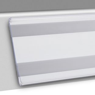 Data strips DBR, self-adhesive, with C-snap 80 mm | 100 mm | for sticking (foam adhesive tape) 