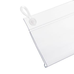 Data strips DBH for wire baskets, wire racks and wire shelves 110 mm